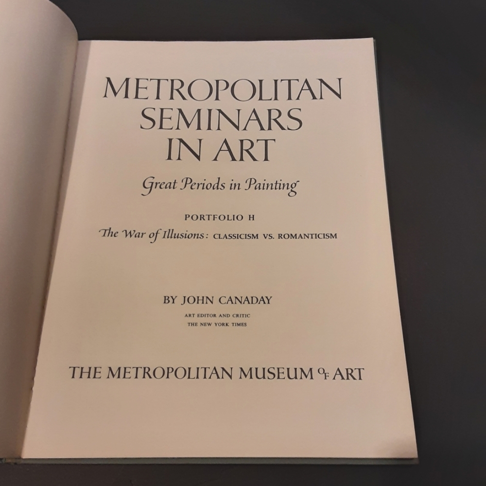 1959 Vintage Book & 12 Prints METROPOLITAN MUSEUM SEMINARS in Art Portfolio H - Picture 3 of 17
